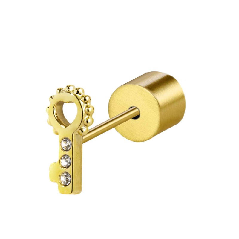 Orecchino a lobo chiave