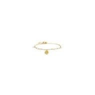 S.S.GOLD IP BRAC BALLS AND CZ STONES CHAIN WITH PEND WITH CRYST S.steel gold ip bracelet market grumetta chain with balls, 1,40