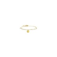 S.S.GOLD IP BRAC BALLS AND CZ STONES CHAIN WITH PEND WITH CRYST S.steel gold ip bracelet market grumetta chain with balls, 1,40