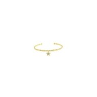 Bracciale rigido stella pendente