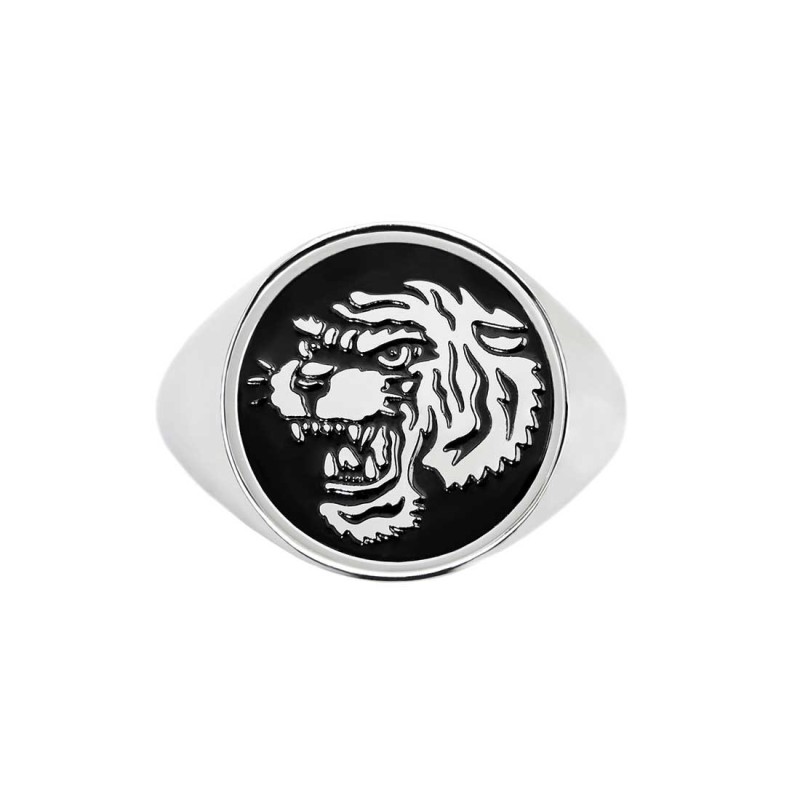 Piastrina tonda tigre changy