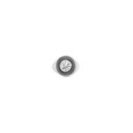 S.STEEL ROUND PLATE WITH WIND ROSE Polished s.steel round plate 16,20 mm diameter, 1 mm thickness with on the front side in the