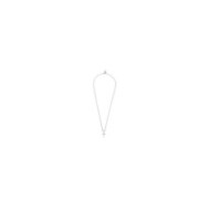 Collana con croce pendente e zircone
