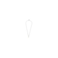 Collana con croce pendente con zirconi