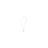 Collana con croce pendente con zirconi