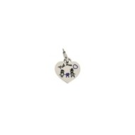 S.STEEL HEART CHARM PRIMA COCCOLA