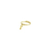 Anello con chiave pendente
