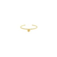 Bracciale rigido cuore pendente