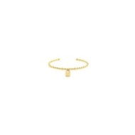 Bracciale rigido lucchetto pendente