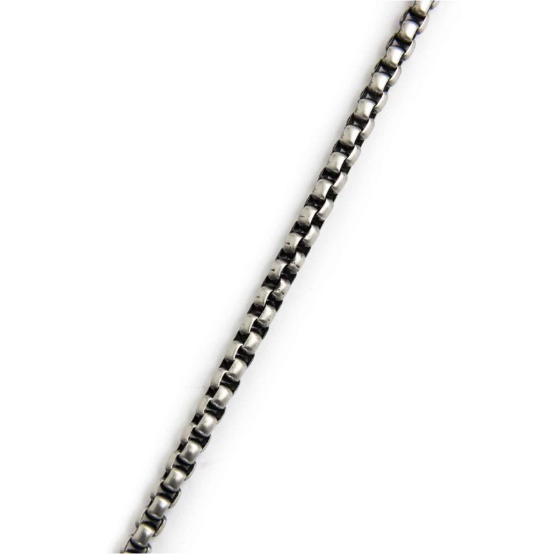 Collana catena box rounded 4mm