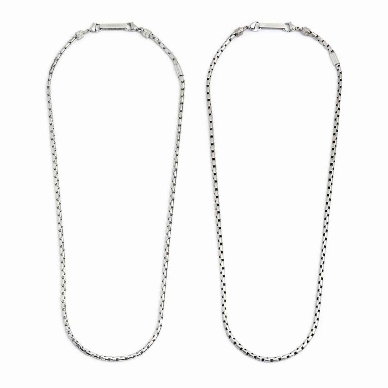 Collana catena box oval 3mm