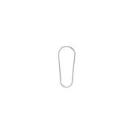 COLLANA ACCIAIO BOX OVAL 4 MM