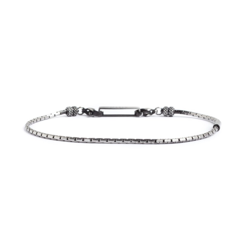BRACCIALE LUCIDO CATENA OVAL BOX 2MM