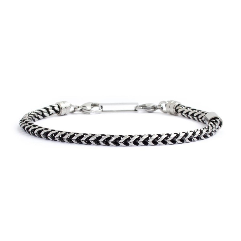 BRACCIALE CATENA FISHBONE 4 MM