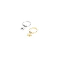 Anello stella lucky pendente