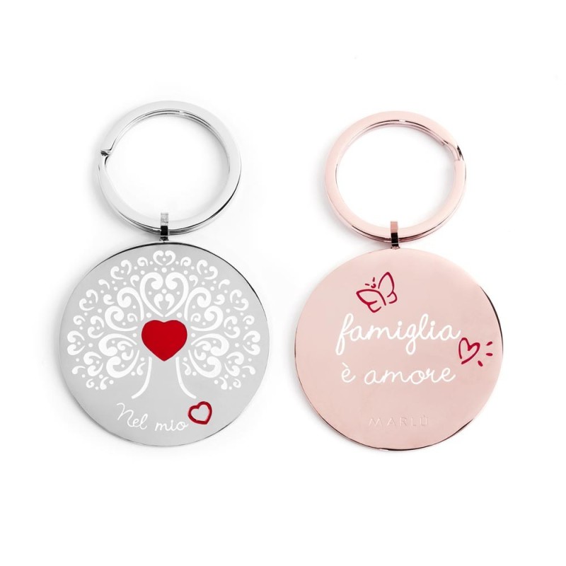 PORTACHIAVI ACCIAIO ALBERO DEI VALORI