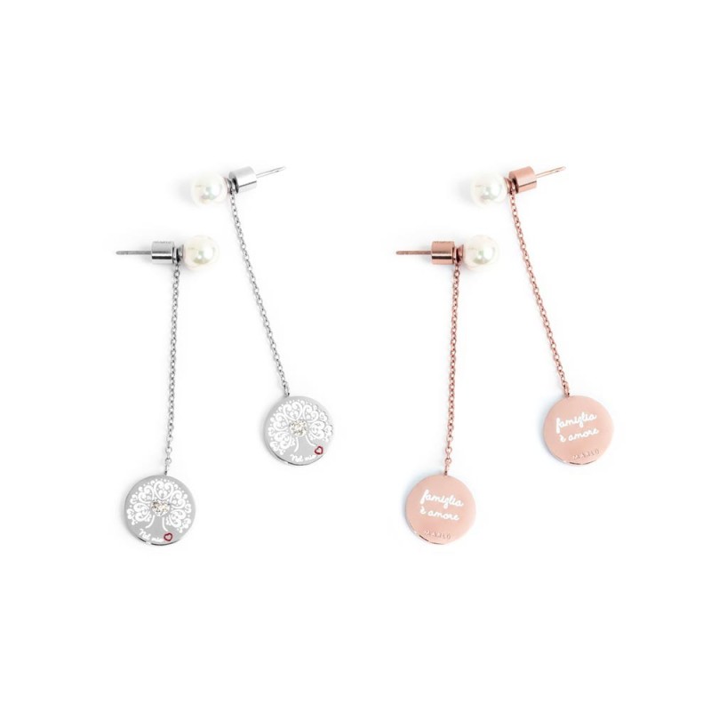 Orecchini albero dei valori pendente 12mm