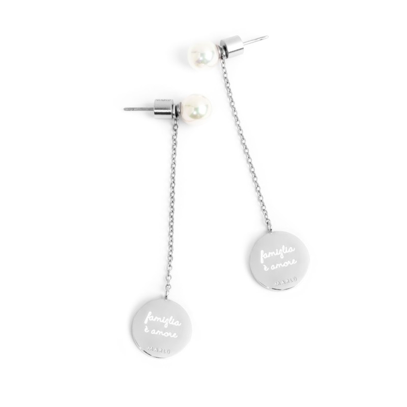 Orecchini albero dei valori pendente 12mm