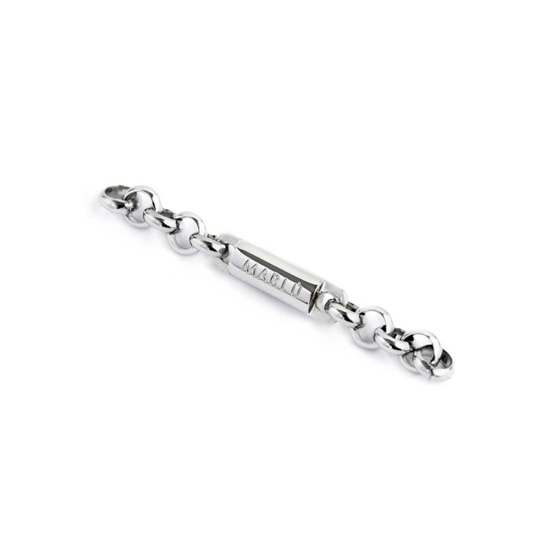 S.STEEL ESTENSION 42,50MM WITH CYLINDRICAL ELEMENT AND CHAINS S.steel estension with cylindrical element in the middle, size 16,