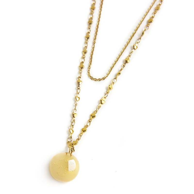 Collana chiama angeli doppia catena