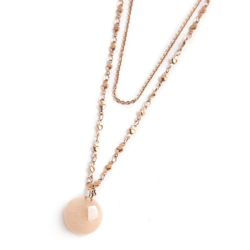 Collana chiama angeli doppia catena