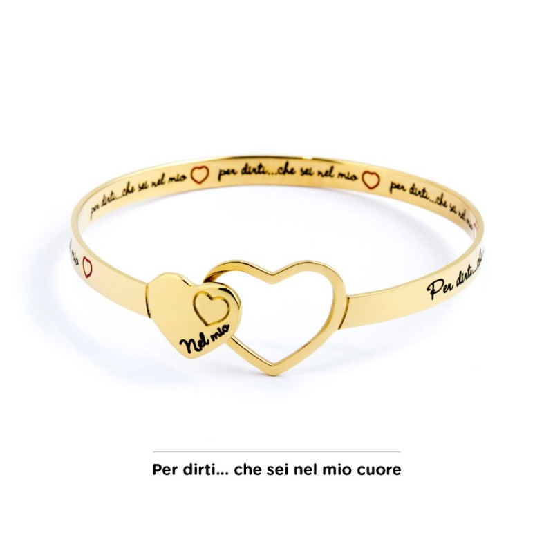 BRACCIALE RIGIDO CUORE