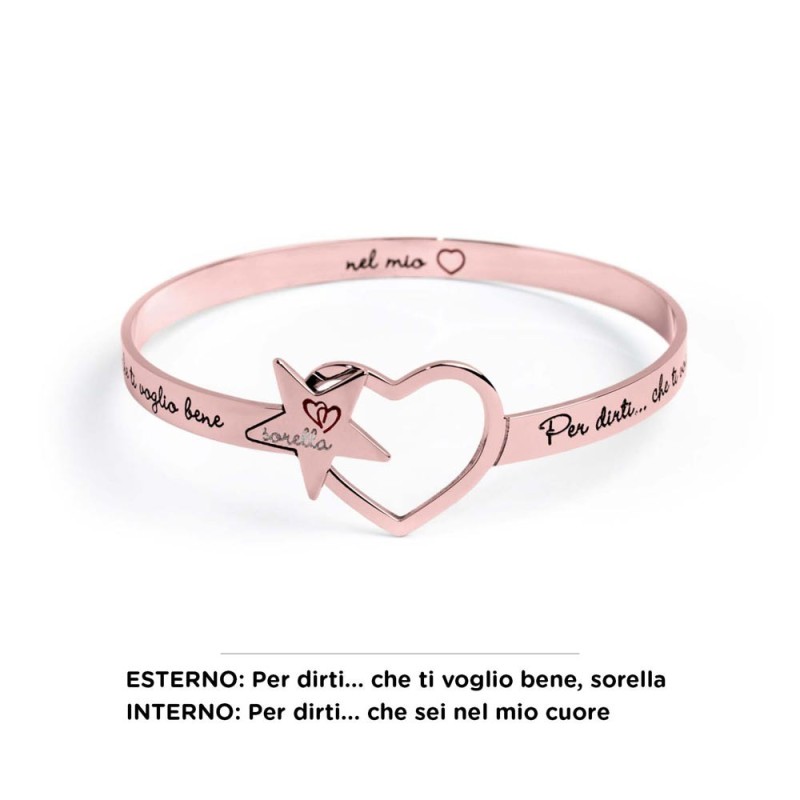 Bracciale rigido sorella stella