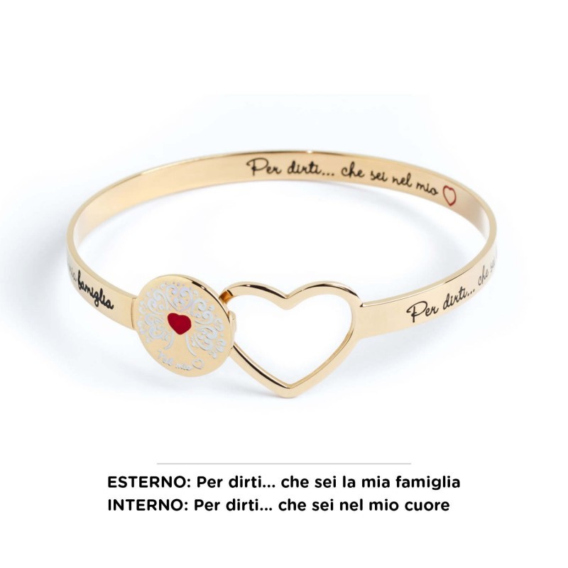 Bracciale rigido albero della vita