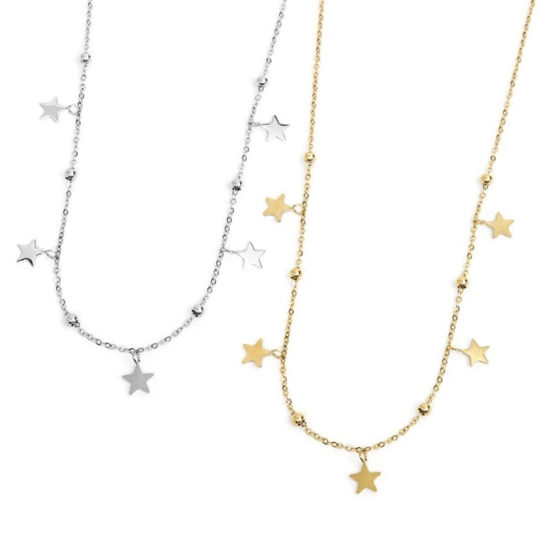 Collana stelle pendenti