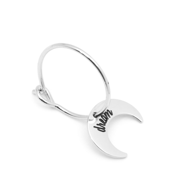 ORECCHINO LUNA CERCHIO