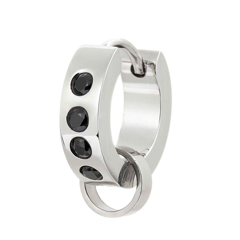 MONO OR CER 14MM CRIST NERI CON ANEL