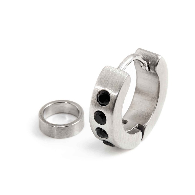 MONO OR CER 14MM CRIST NERI CON ANEL