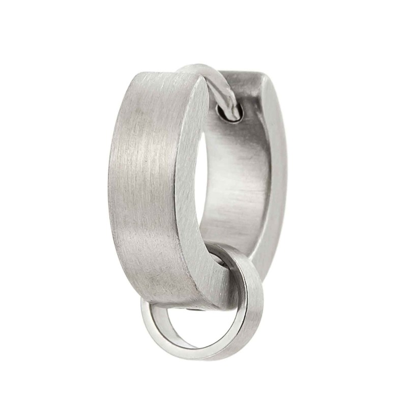 Orecchino a cerchio 14mm con anello per charm