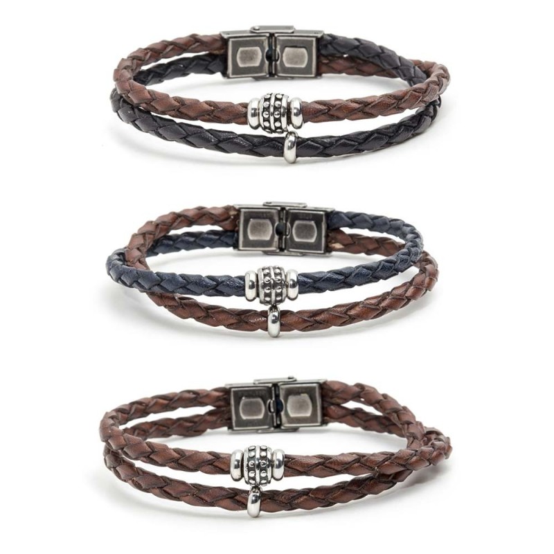 CROSS LEATHER BRACELET CROSS LEATHER BRACELET
