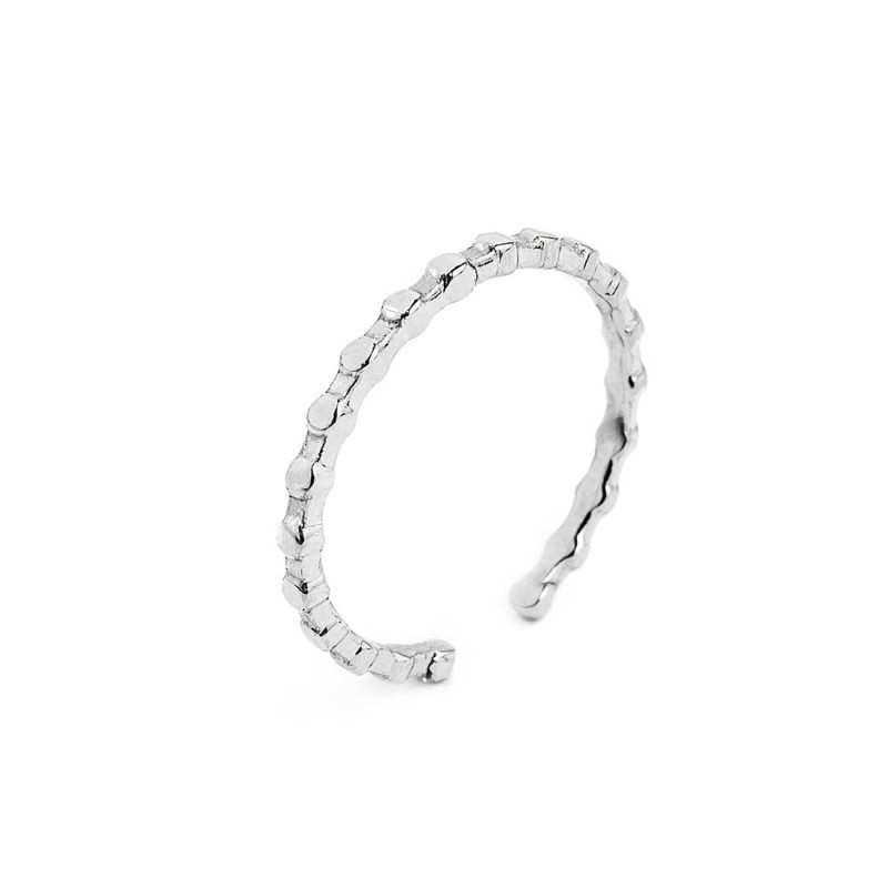 Anello da falange trama puntinata