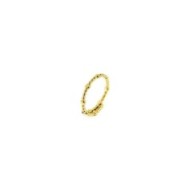 Anello trama puntinata mista