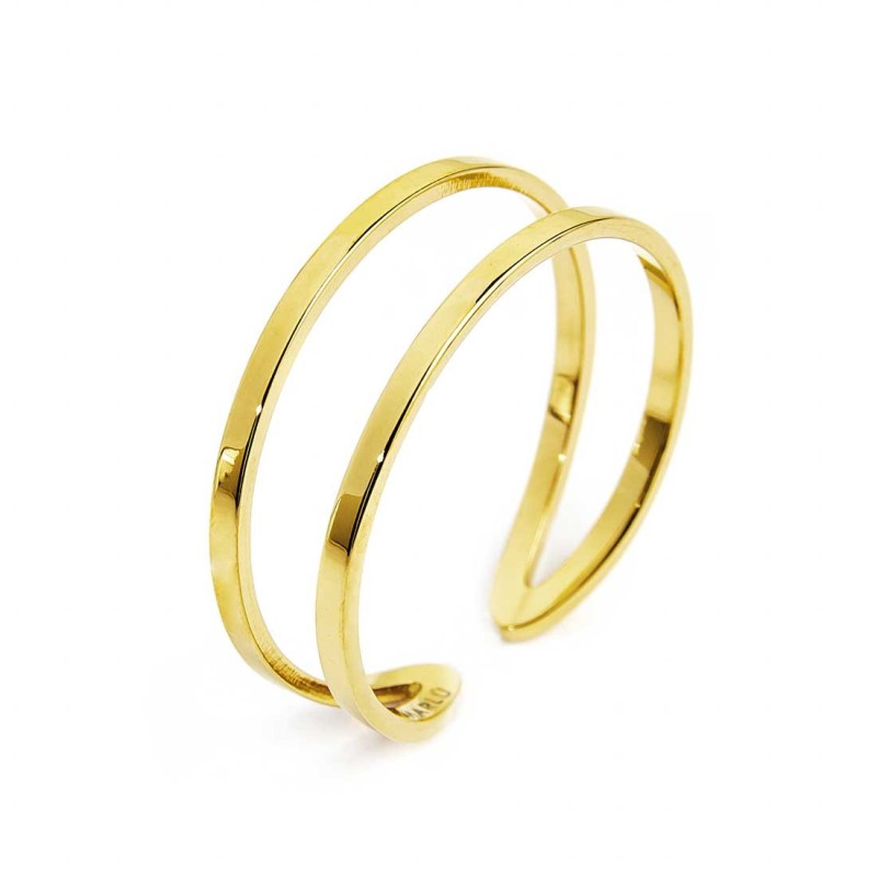 ANELLO DOPPIA FASCIA RETTANGOLARE