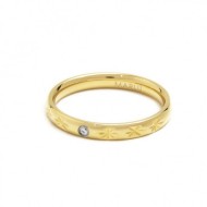 Anello texture stelle