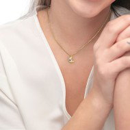 Collana luna pendente