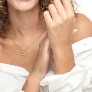 Collana luna pendente
