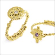 Anello sole e rosa dei venti