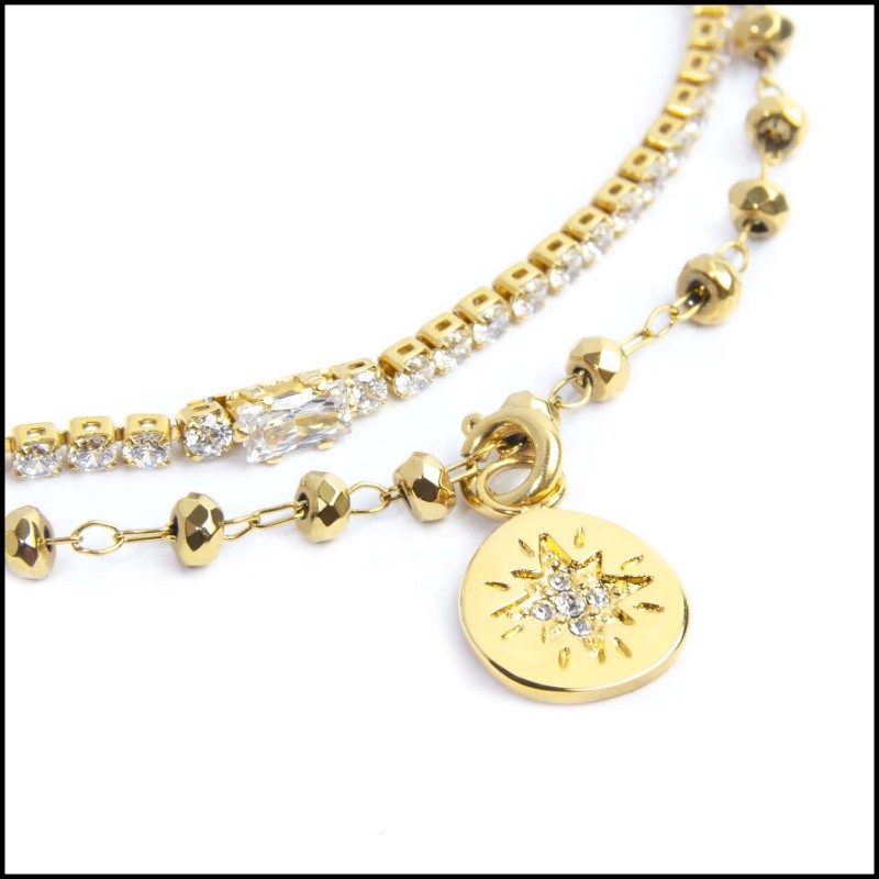 Bracciali e charm rosa dei venti