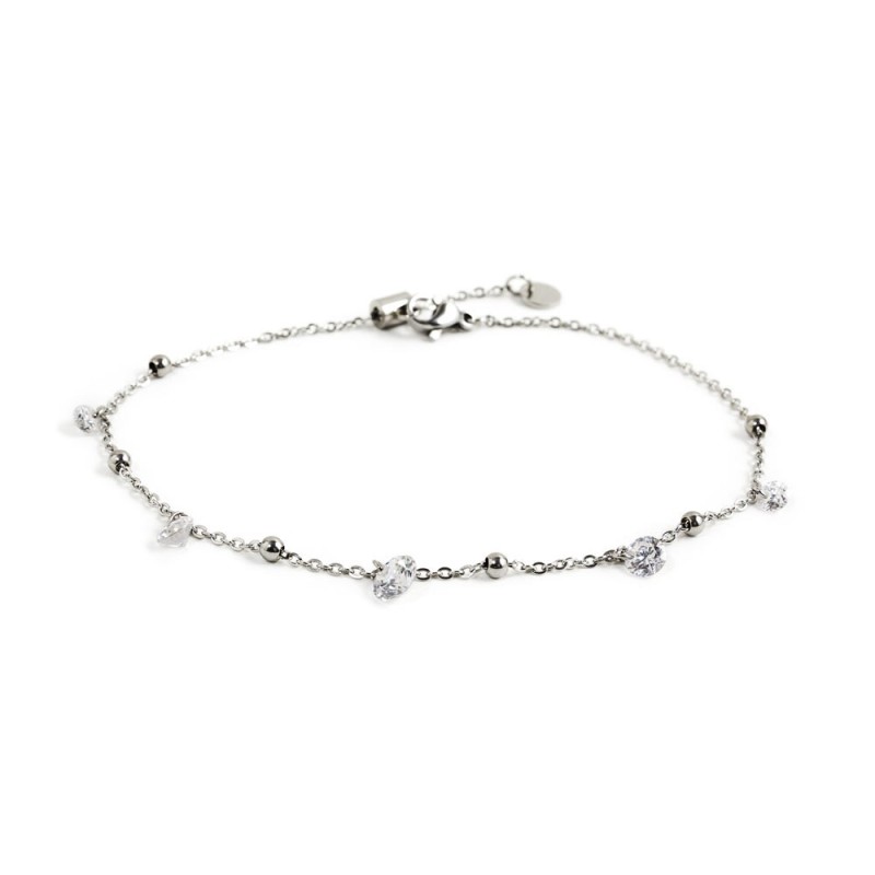 Cavigliera zirconi e sfere