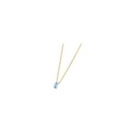 Collana con zircone baguette