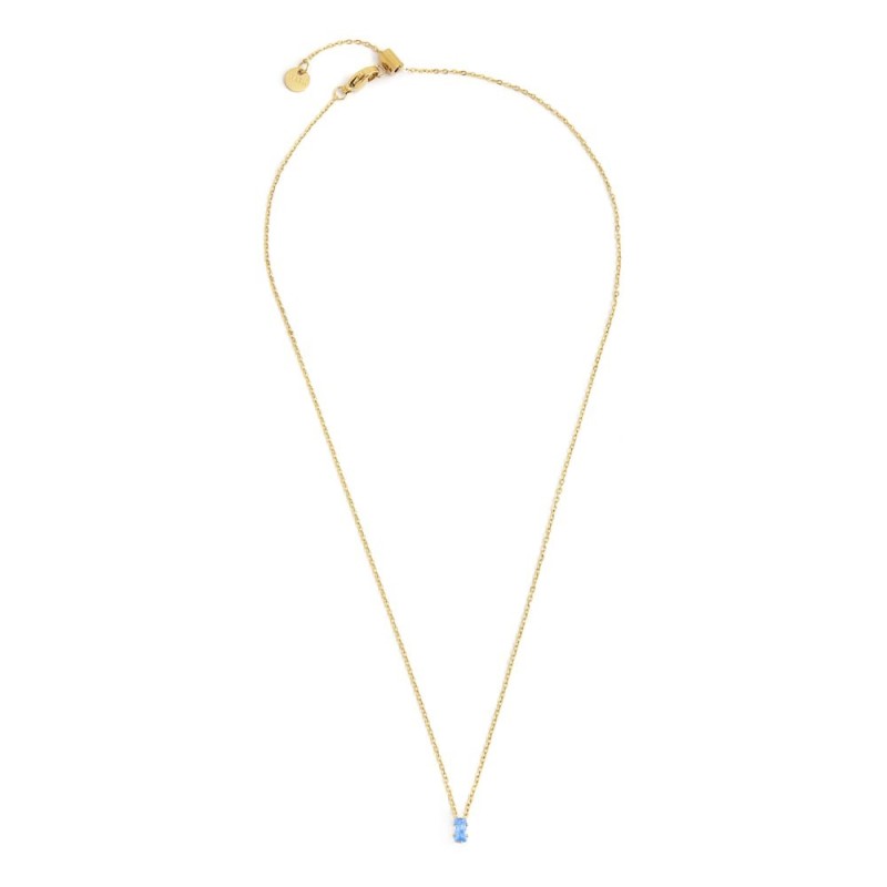 Collana con zircone baguette