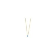 Collana con zircone baguette