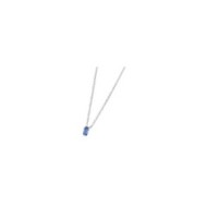 Collana con zircone baguette