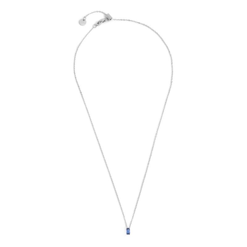 Collana con zircone baguette
