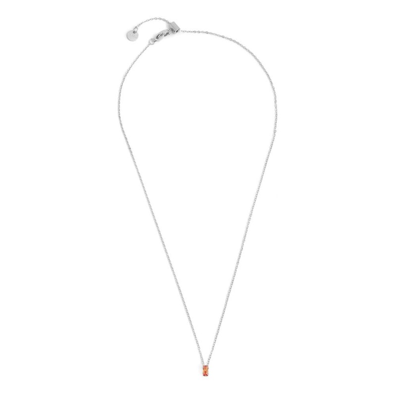 Collana con zircone baguette