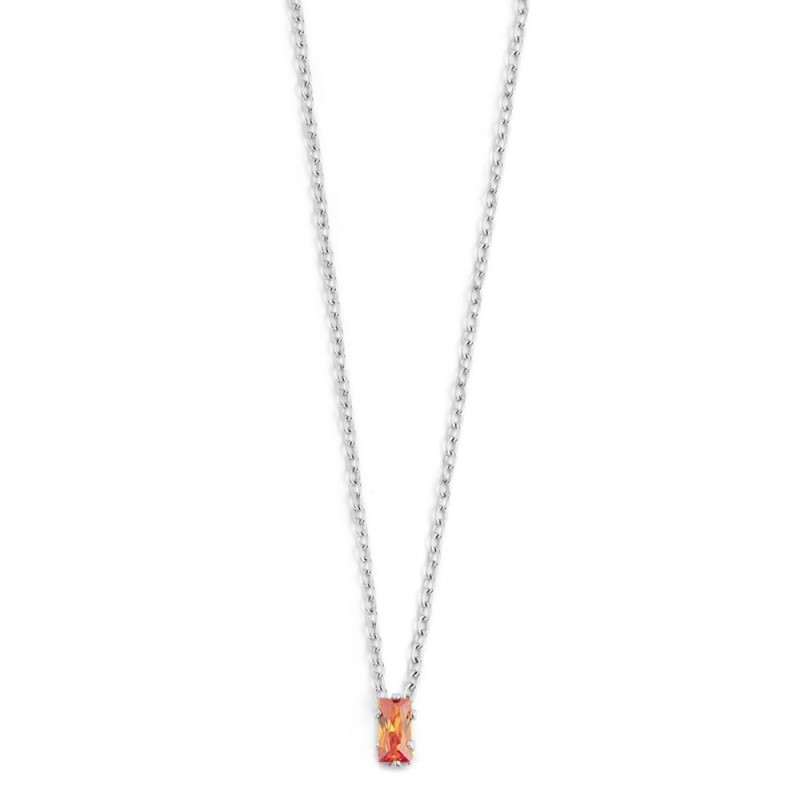 COLLANA 44CM CON CUBIC ZIRCONIA BAUGETTE